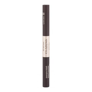 Clarins Riasenka na obočie 2 v 1 Brow Duo (Eyebrow Powder And Mascara) 2,8 g 05 Dark brown