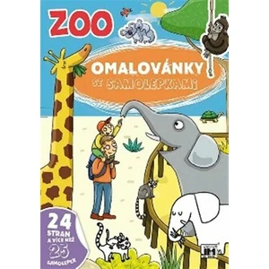 Omalovánky se samolepkami ZOO