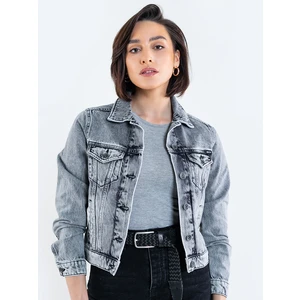 Big Star Woman's Jacket Outerwear 130189  Denim