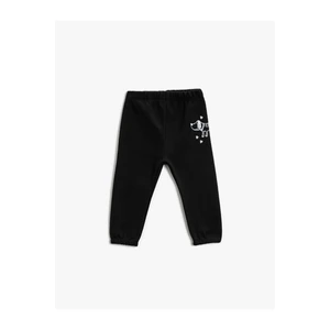 Koton Boy Black Printed Sweatpants