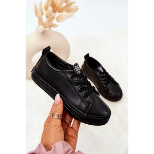 Leather Sneakers BIG STAR JJ374025 Black