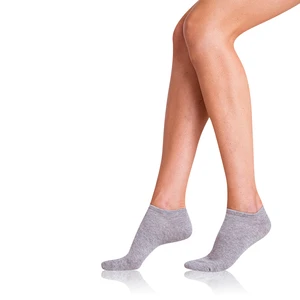 Bellinda <br />
COTTON IN-SHOE SOCKS 2x - Women's Short Socks 2 Pairs - Grey