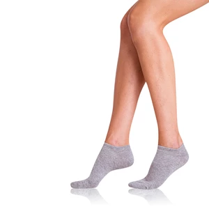 Bellinda <br />
COTTON IN-SHOE SOCKS 2x - Women's Short Socks 2 Pairs - Grey