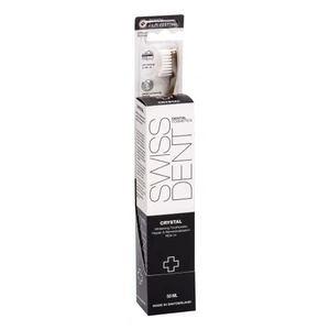 Swissdent Crystal Repair & Whitening dárková kazeta bělicí zubní krém 50 ml + zubní kartáček Profi Whitening Soft 1 ks Gold unisex