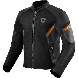 Rev'it! Jacket GT-R Air 3 Black/Neon Orange XL Kurtka tekstylna
