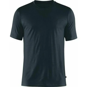 Fjällräven Tricou Abisko Wool SS Navy închis S