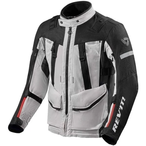 Rev'it! Sand 4 H2O Silver-Black 2XL Textile Jacket