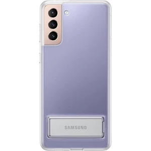 Zadný kryt na Samsung S21 Plus, integrovaný stojanček,priehľadný