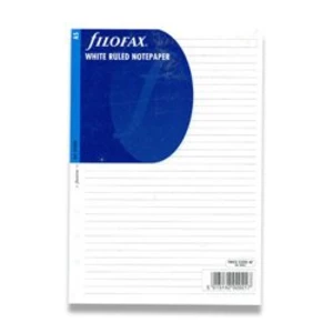 Filofax - náplň A5, papír bílý linkovaný