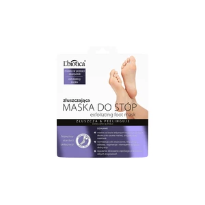 L’biotica Masks exfoliačné ponožky pre zjemnenie a hydratáciu pokožky nôh 40 ml