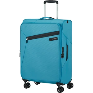 Samsonite Látkový cestovní kufr Litebeam EXP M 67/73 l - světle modrá
