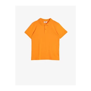 Koton Polo T-shirt - Orange - Regular fit