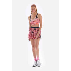 Dagi Pink Women's Patterned Shorts With Leggings