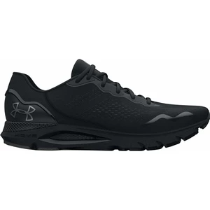 Under Armour Men's UA HOVR Sonic 6 Running Shoes Black/Black/Metallic Gun Metal 44