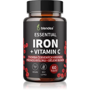 Blendea Iron + Vitamin C kapsuly pre normálnu tvorbu červených krviniek a hemoglobínu 60 cps