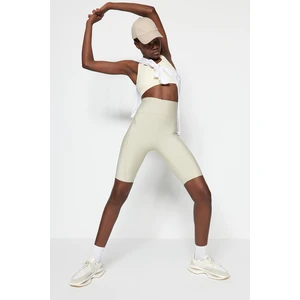 Trendyol Beige Sporty Biker/Cycling Leggings