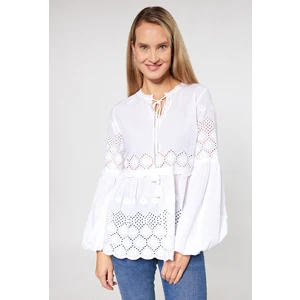 MONNARI Woman's Blouses Cotton Blouse With Frill