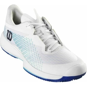 Wilson Kaos Swift 1.5 Clay Mens Tennis Shoe White/Blue Atoll/Lapis Blue 42 2/3 Męskie buty tenisowe