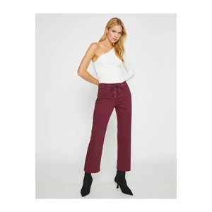 Koton Jeans Crop Spanish Leg Fastening Detail