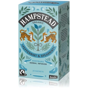 Hampstead Tea London Peppermint & Spearmint BIO porcovaný čaj 20 ks