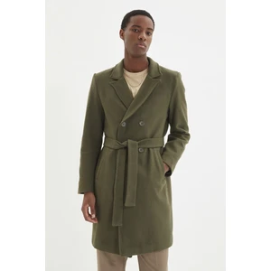 Trendyol Khaki Men's Regular Fit Long Coat