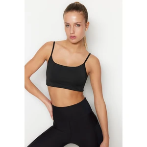 Trendyol Black Support/Shaping Stitching Detail Sports Bra