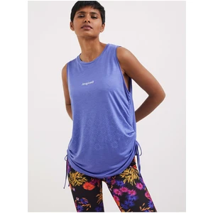 Purple Desigual Tulum Women's Sports Top - Women