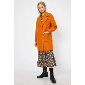 Koton Coat - Orange - Biker jackets