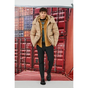 Koton Winter Jacket - Beige - Puffer