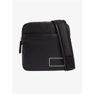 Černá pánská vzorovaná crossbody taška Calvin Klein - Pánské