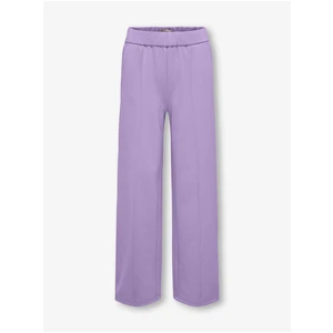 Purple Girly Wide Pants ONLY Poptrash - Girls
