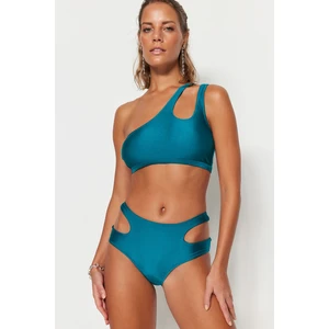 Trendyol Bikini Bottom - Green - Plain