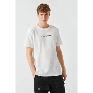 Koton Embroidered Textured T-Shirt