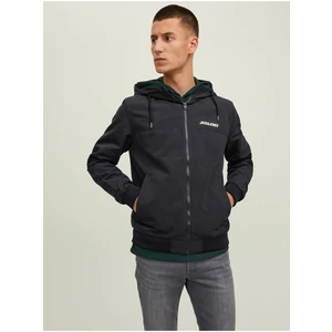 Černá pánská lehká bunda Jack & Jones Rush - Pánské