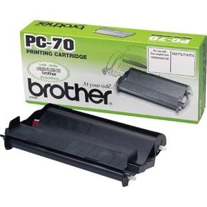 Brother tepelná páska pre fax  originál 144 Seiten čierna 1 sada PC-70 PC70