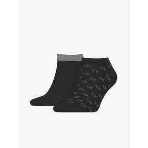 Sada dvou párů černých pánských ponožek Calvin Klein - Pánské