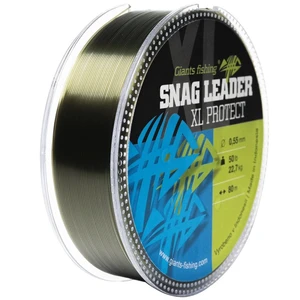 Giants fishing šokový vlasec snag leader xl protect army green 80 m - 0,50 mm 20,5 kg