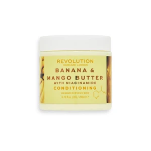 Revolution Haircare Hair Mask Banana & Mango Butter intenzivně ošetřující maska na vlasy 200 ml