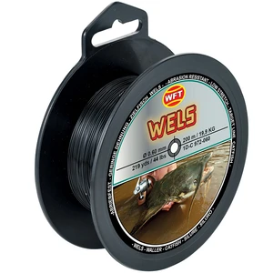 Wft vlasec zielfisch sumec 200 m čierny  - 0,60 mm - 19,9 kg