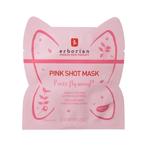 Erborian Pleť ová maska na rozšírené póry Pink Shot Mask ( Care Sheet Mask) 5 g