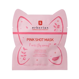 Erborian Pleťová maska na rozšířené póry Pink Shot Mask (Care Sheet Mask) 5 g