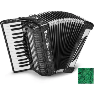 Weltmeister Kristall 30/60/III/5 Green Piano accordion