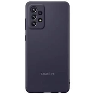 Puzdro Silicone Cover pre Samsung Galaxy A72 - A725F, black (EF-PA725TB)