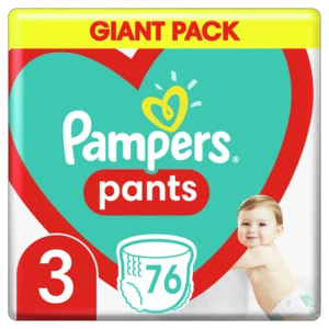 PAMPERS Pants 3 (6-11 kg) 76 ks Midi - plenkové kalhotky