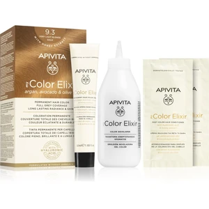 Apivita My Color Elixir barva na vlasy bez amoniaku odstín 9.3 Very Light Blonde Gold