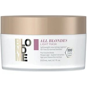 Schwarzkopf Professional Lehká vyživující maska pro jemné a normální blond vlasy All Blondes (Light Mask) 200 ml