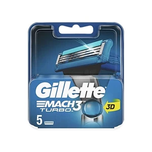 Gillette Náhradní hlavice Gillette Mach3 Turbo 3D 5 ks