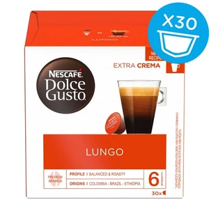 Kaffeekapseln geeignet für Dolce Gusto® NESCAFÉ Dolce Gusto „Lungo“, 30 Stk.