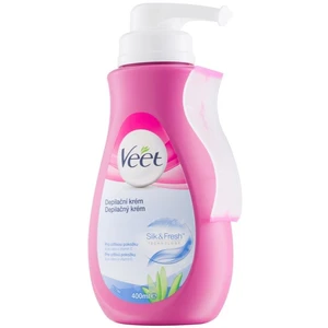 Veet Silk & Fresh depilační krém pro citlivou pokožku aloe vera a vitamin E 400 ml