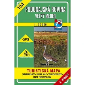 Podunajská rovina  Veľký Meder -- 154 Turistická mapa [Mapa skládaná]